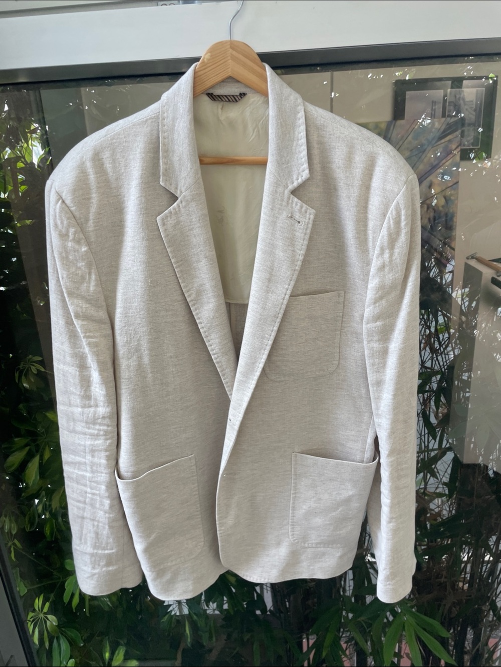 Billy Reid Light Tan Casual Blazer - Single-Breasted Sport Coat